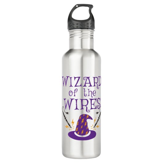 Elektroassistent der Wires Edelstahlflasche (Vorderseite)