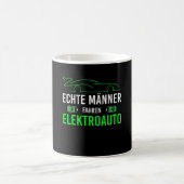 Elektroauto für Real Men Elektroautos Kaffeetasse (Mittel)