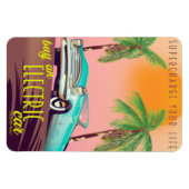 Elektroauto Vintag Kommerziell Magnet (Horizontal)