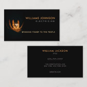 Elektroautomaten-Visitenkarten Visitenkarte (Vorne/Hinten)