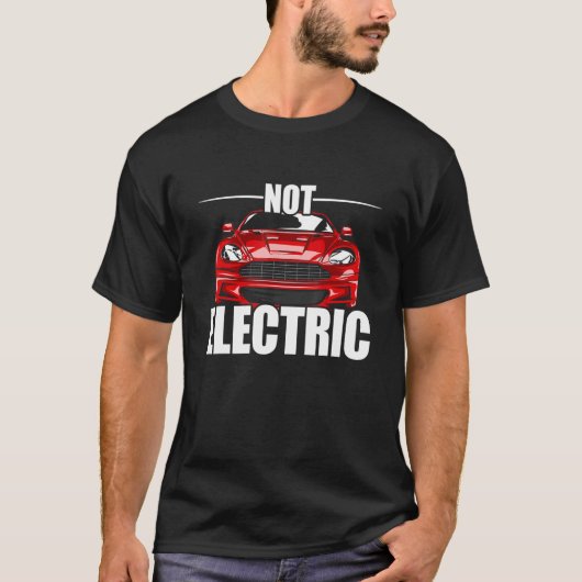 Elektroautos mit Benzinantrieb, nicht Hybridfahrze T-Shirt (Vorderseite)