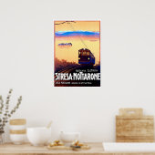 Elektrobahn Stresa-Mottarone, Italien, Vintag Poster (Küche)
