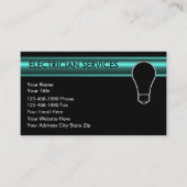 Elektrobetriebskarte Visitenkarte (Vorderseite)