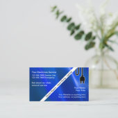 Elektrobetriebskarte Visitenkarte (Stehend Vorderseite)