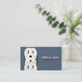 Elektrobetriebskarte Visitenkarte (Stehend Vorderseite)