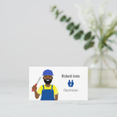 Elektrobetriebskarte Visitenkarte (Stehend Vorderseite)