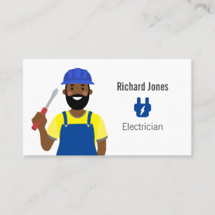 Elektrobetriebskarte Visitenkarte