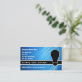 Elektrobetriebskarte Visitenkarte (Stehend Vorderseite)