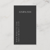 Elektrobetriebskarte Visitenkarte (Rückseite)