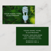 Elektrobetriebskarte Visitenkarte (Vorne/Hinten)