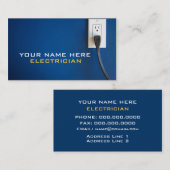 Elektrobetriebskarte Visitenkarte (Vorne/Hinten)
