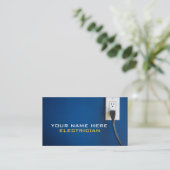 Elektrobetriebskarte Visitenkarte (Stehend Vorderseite)