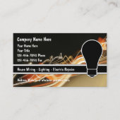 Elektrobetriebskarte Visitenkarte (Vorderseite)
