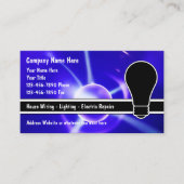 Elektrobetriebskarte Visitenkarte (Vorderseite)