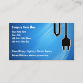 Elektrobetriebskarte Visitenkarte (Vorderseite)