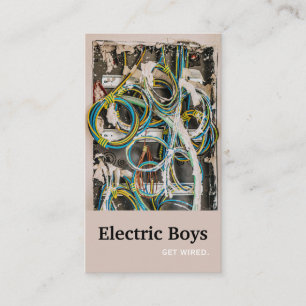 Elektrobetriebskarte Visitenkarte