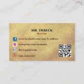 Elektrobetriebskarte Visitenkarte (Rückseite)