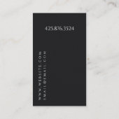 Elektrobetriebskarte Visitenkarte (Rückseite)