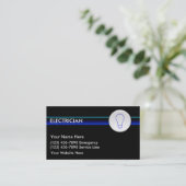 Elektrobetriebskarten Visitenkarte (Stehend Vorderseite)