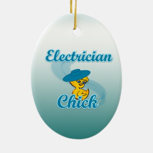 Elektrochick #3 keramikornament (Hinten)