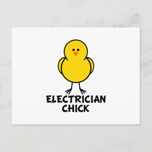 Elektrochick Postkarte (Vorderseite)