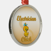 Elektrochick Silbernes Ornament (Rechts)