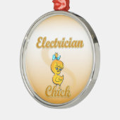 Elektrochick Silbernes Ornament (Links)