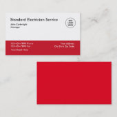 Elektrodienst Visitenkarte (Vorne/Hinten)