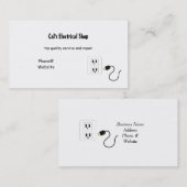 Elektrodienstleistungen Visitenkarte (Vorne/Hinten)