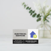 Elektrodienstleistungen Visitenkarte (Stehend Vorderseite)