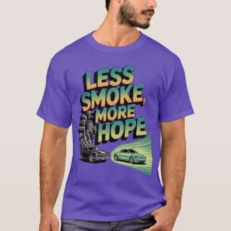 Elektrofahrer gehen Öko für saubere Energie. T-Shirt