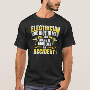 Elektrofahrer-Outfit-Ingenieur T-Shirt