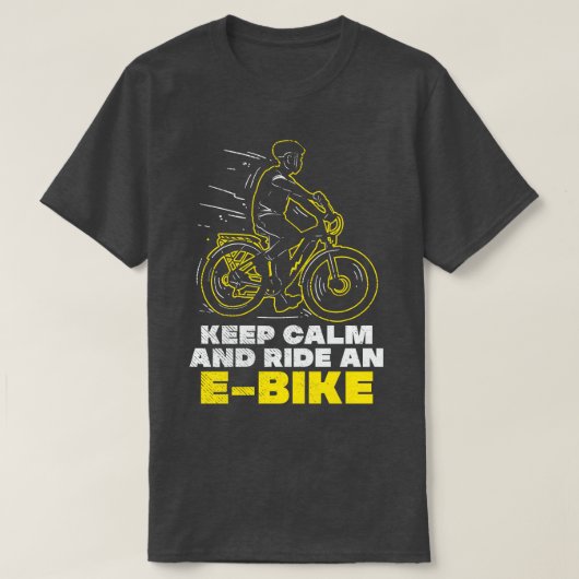 Elektrofahrrad e bike T-Shirt (Design vorne)