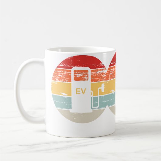 Elektrofahrzeug-Ladestation Sunset Electric Kaffeetasse (Links)