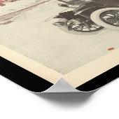 Elektrofahrzeuge Kraftfahrzeuge Vintag drucken Poster (Ecke)