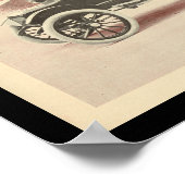 Elektrofahrzeuge Kraftfahrzeuge Vintag drucken Poster (Ecke)