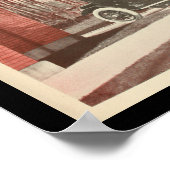 Elektrofahrzeuge Kraftfahrzeuge Vintag drucken Poster (Ecke)