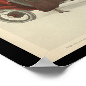 Elektrofahrzeuge Kraftfahrzeuge Vintag Poster (Ecke)