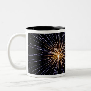 Elektrofeuerwerk Zweifarbige Tasse