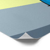 Elektrogitarrist Poster (Ecke)