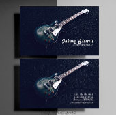 Elektrogitarrist Visitenkarte