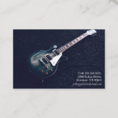 Elektrogitarrist Visitenkarte (Rückseite)