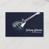 Elektrogitarrist Visitenkarte (Vorderseite)