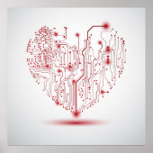 Elektroherz-Plakat Poster (Vorne)