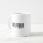 Elektroingenieur-Bar-Code Kaffeetasse (Vorderseite Links)