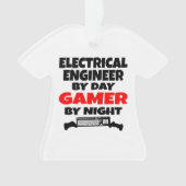 Elektroingenieur bei Day Gamer by Night Ornament (Vorderseite)