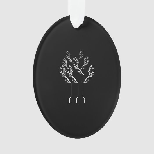 Elektroingenieur-Computer-Nerd Ornament (Vorderseite)