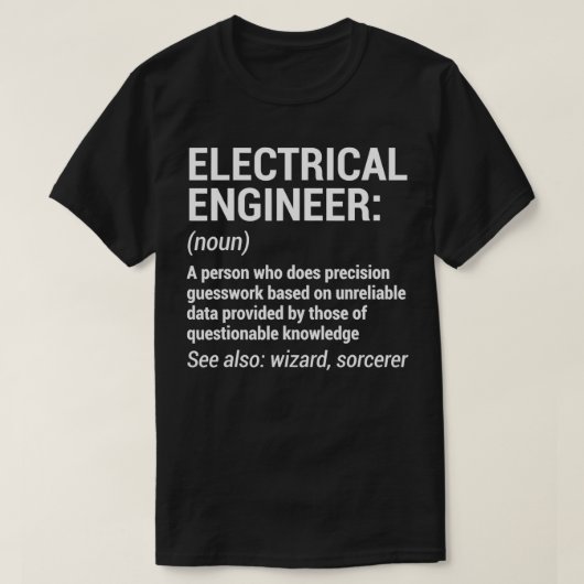 Elektroingenieur Definition Hoch Engineering G T-Shirt (Design vorne)