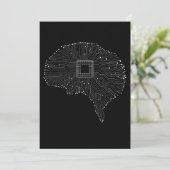 Elektroingenieur für die Leiterkarte Einladung (Stehend Vorderseite)