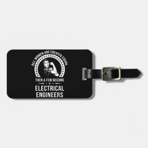Elektroingenieur für Frauen ist gleich Gepäckanhänger